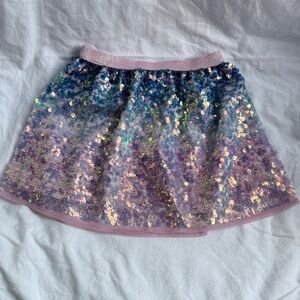 H&M - LIKE NEW - Multicolor Sequin Skater Skirt